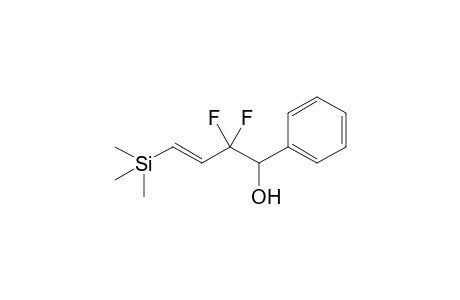(E)-2,2-Difluoro-1-phenyl-4-trimethylsilyl-3-buten-1-ol