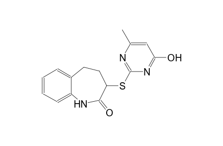 2H-1-benzazepin-2-one, 1,3,4,5-tetrahydro-3-[(4-hydroxy-6-methyl-2-pyrimidinyl)thio]-