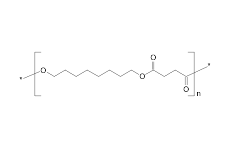 Poly(octamethylene succinate), polyester-8,4, poly(oxysuccinyloxyoctamethylene)