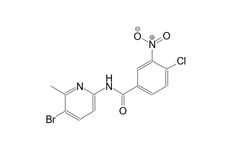 N-(5-bromo-6-methyl-2-pyridinyl)-4-chloro-3-nitrobenzamide