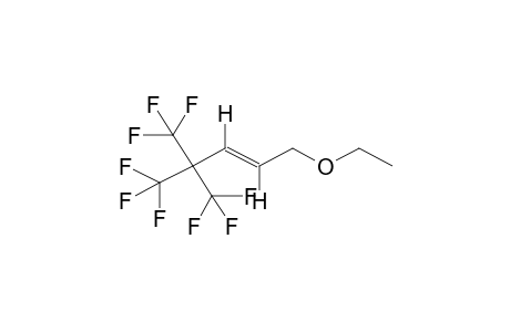 E-1,1,1-TRIS(TRIFLUOROMETHYL)-4-ETHOXY-2-BUTENE