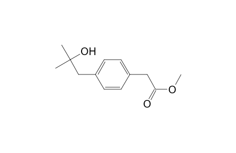 4-(2-Hydroxy-2-methylpropyl)phenylacetic acid methyl ester