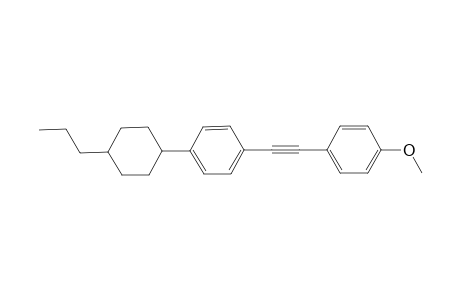 1-(4-Methoxyphenylethynyl)-4-(4-n-propylcyclohexyl)benzene