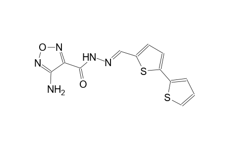 (E)-N'-([2,2'-bithiophen]-5-ylmethylene)-4-amino-1,2,5-oxadiazole-3-carbohydrazide
