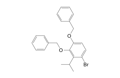 Benzene, 1-bromo-2-(1-methylethyl)-3,4-bis(phenylmethoxy)-