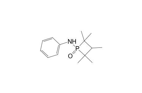 2,2,3,4,4-Pentamethyl-N-phenyl-1-phosphetanamine 1-oxide