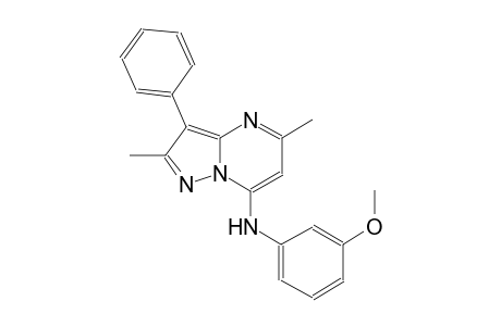 N-(3-methoxyphenyl)-2,5-dimethyl-3-phenylpyrazolo[1,5-a]pyrimidin-7-amine