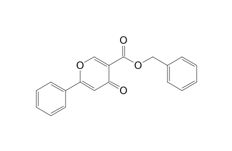 Benzyl 4-oxo-6-phenyl-4H-pyran-3-carboxylate
