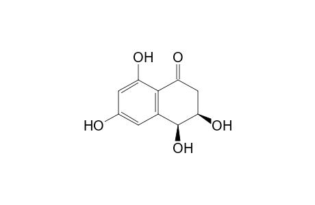 1(2H)-Naphthalenone, 3,4-dihydro-3,4,6,8-tetrahydroxy-, (3R-cis)-