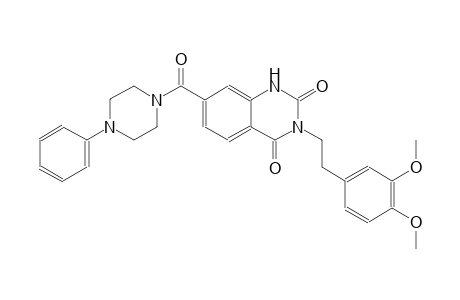 3-[2-(3,4-dimethoxyphenyl)ethyl]-7-[(4-phenyl-1-piperazinyl)carbonyl]-2,4(1H,3H)-quinazolinedione