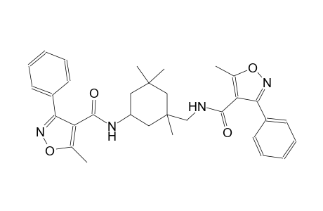 5-methyl-3-phenyl-N-[3,3,5-trimethyl-5-({[(5-methyl-3-phenyl-4-isoxazolyl)carbonyl]amino}methyl)cyclohexyl]-4-isoxazolecarboxamide