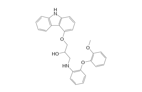 N-[3-(9H-Carbazol-4-yloxy)-2-hydroxypropyl]-2-(2-methoxyphenoxy)aniline
