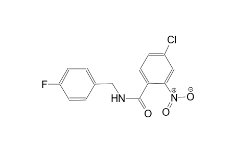 4-chloro-N-(4-fluorobenzyl)-2-nitrobenzamide