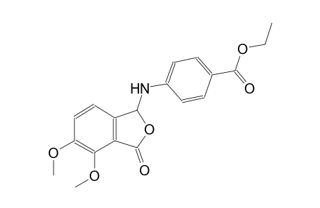 ethyl 4-[(4,5-dimethoxy-3-oxo-1,3-dihydro-2-benzofuran-1-yl)amino]benzoate
