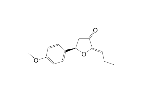 (5R)-2-[(Z)-Propylidene]-3-oxo-5-(4-methoxyphenyl)tetrahydrofuran