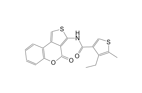 4-ethyl-5-methyl-N-(4-oxo-4H-thieno[3,4-c]chromen-3-yl)-3-thiophenecarboxamide