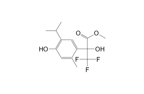 benzeneacetic acid, alpha,4-dihydroxy-2-methyl-5-(1-methylethyl)-alpha-(trifluoromethyl)-, methyl ester
