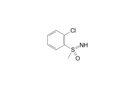 (2-Chlorophenyl)(imino)(methyl)-.lambda.6-sulfanone