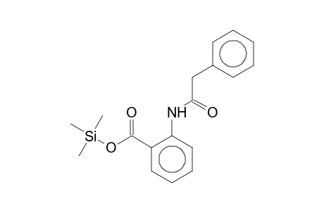 2-[(1-oxo-2-phenylethyl)amino]benzoic acid trimethylsilyl ester