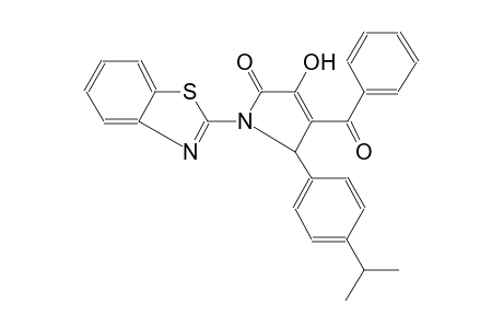 2H-pyrrol-2-one, 1-(2-benzothiazolyl)-4-benzoyl-1,5-dihydro-3-hydroxy-5-[4-(1-methylethyl)phenyl]-