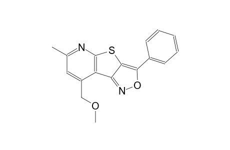 Methyl (6-methyl-3-phenylisoxazolo[3',4':4,5]thieno[2,3-b]pyridin-8-yl)methyl ether