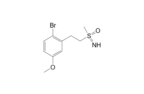 (2-Bromo-5-methoxyphenyl)ethyl Methyl Sulfoximine