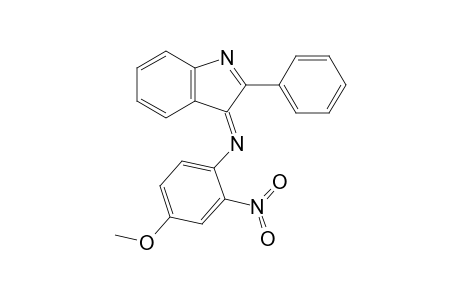 3-(2-Nitro-4-methoxyphenylimino)-2-phenyl-3H-indole