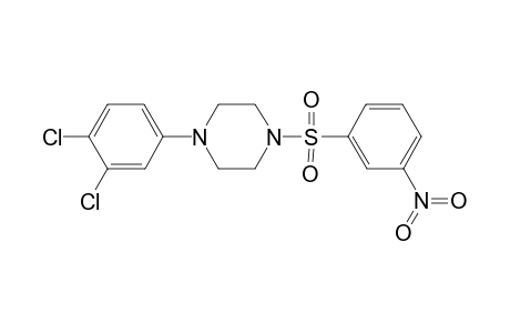 1-(3,4-dichlorophenyl)-4-(3-nitrophenyl)sulfonyl-piperazine