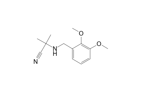 Propanenitrile, 2-[[(2,3-dimethoxyphenyl)methyl]amino]-2-methyl-