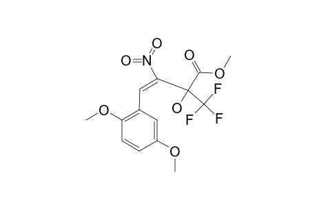 (E)-METHYL-2-(TRIFLUOROMETHYL)-2-HYDROXY-4-(2,5-DIMETHOXYPHENYL)-3-NITROBUT-3-ENOATE
