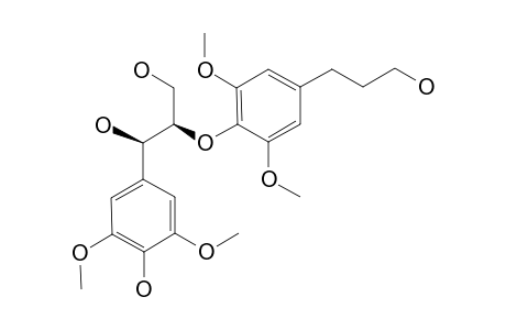 BURSENEOLIGNAN;1-R*-(4-HYDROXY-3,5-DIMETHOXYPHENYL)-2-R*-[4-(3-HYDROXYPROPYL)-2,6-DIMETHOXYPHENOXY]-PROPANE-1,3-DIOL