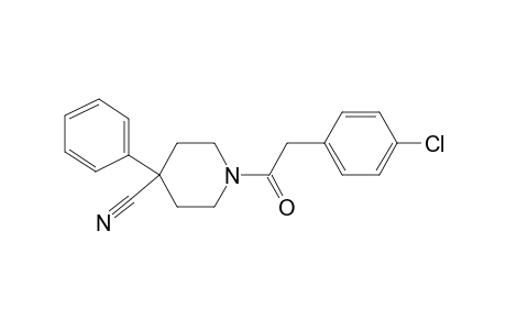 1-(4-Cyano-4-phenylpiperidin-1-yl)-2-(4-chlorophenyl)-1-ethanone