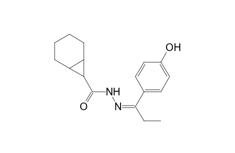 Bicyclo[4.1.0]heptane-7-carbohydrazide, N2-[1-(4-hydroxyphenyl)propylideno]-