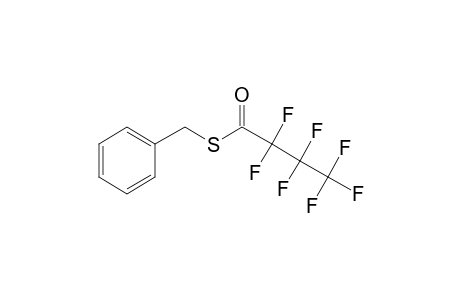 Benzyl mercaptan, S-heptafluorobutyryl-