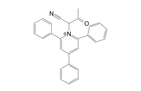 3-keto-2-[2,4,6-tri(phenyl)pyridin-1-ium-1-yl]butyronitrile