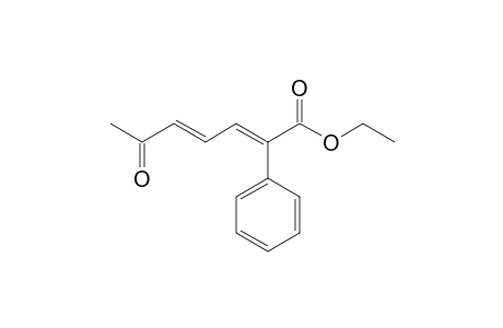 (2E,4E)-6-Oxo-2-phenylhepta-2,4-dienedioic acid ethyl ester