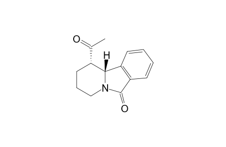 (1S,10bR)-1-acetyl-2,3,4,10b-tetrahydro-1H-pyrido[1,2-b]isoindol-6-one