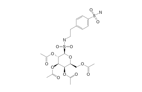 N-4-(AMINOSULFONYL)-PHENETHYL-S-(2,3,4,6-TETRA-O-ACETYL-1-THIO-BETA-D-GALACTOPYRANOSYL)-SULFONAMIDE