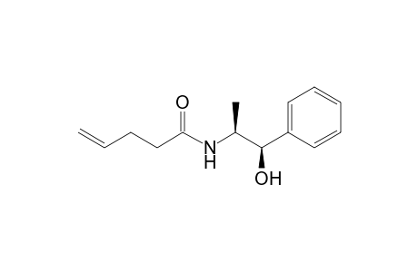 N-[(1S,2R)-2-Hydroxy-1-methyl-2-phenylethyl]-4-pentenamide
