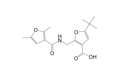 5-tert-Butyl-2-[[(2,5-dimethyl-furan-3-carbonyl)-amino]-methyl]-furan-3-carboxylic acid