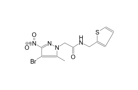 2-(4-bromo-5-methyl-3-nitro-1H-pyrazol-1-yl)-N-(2-thienylmethyl)acetamide