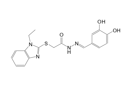 acetic acid, [(1-ethyl-1H-benzimidazol-2-yl)thio]-, 2-[(E)-(3,4-dihydroxyphenyl)methylidene]hydrazide