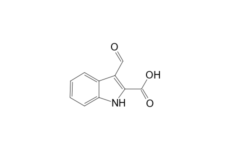 1H-Indole-2-carboxylic acid, 3-formyl-