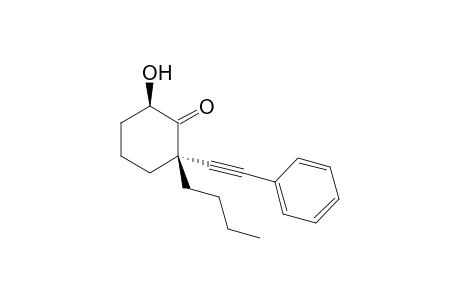 2-Butyl-6-hydroxy-2-(phenylethynyl)cyclohexanone