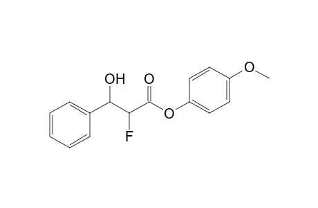 4-Methoxyphenyl 2-fluoro-3-hydroxy-3-phenylpropanoate