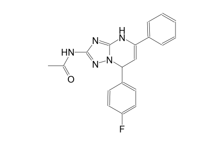 N-[7-(4-fluorophenyl)-5-phenyl-4,7-dihydro[1,2,4]triazolo[1,5-a]pyrimidin-2-yl]acetamide