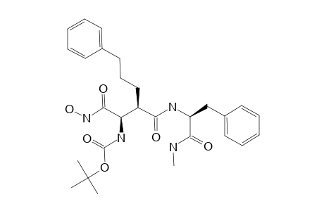 N-METHYL-(R)-2-[(R)-2-(HYDROXYAMINO)-1-(TERT.-BUTOXYCARBONYLAMINO)-2-OXO-ETHYL]-5-PHENYLPENTANOYL-(S)-PHENYLALANINEAMIDE