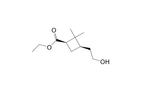(1R,3R)-3-(2-hydroxyethyl)-2,2-dimethyl-1-cyclobutanecarboxylic acid ethyl ester