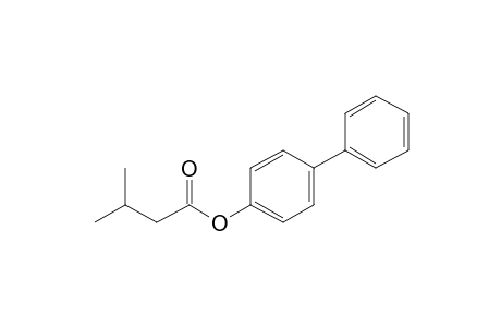 Isovaleric acid, 4-biphenyl ester