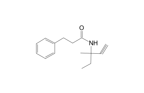 N-(1-ethyl-1-methyl-prop-2-ynyl)-3-phenyl-propanamide